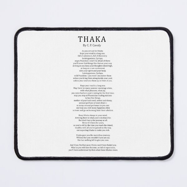 Item preview, Ithaka Poem  designed and sold by corbrand.