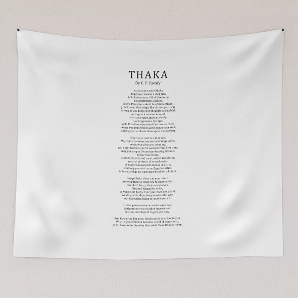 Item preview, Ithaka Poem  designed and sold by corbrand.