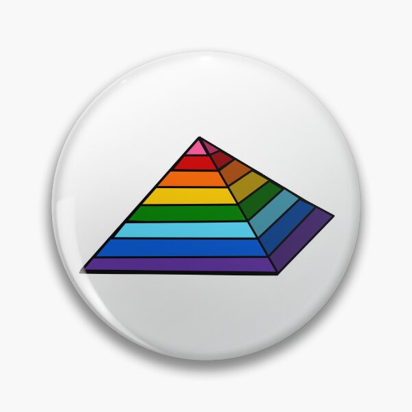 Item preview, Pyramid Rainbow Pride Flag  designed and sold by HarveyHandcraftsandDesigns.