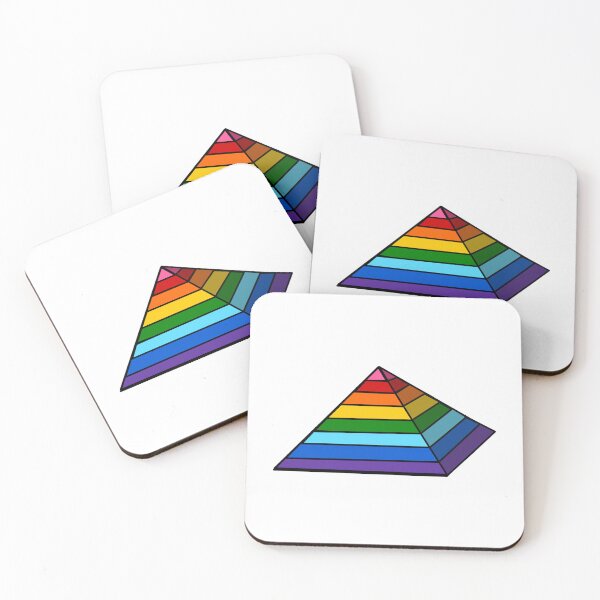 Item preview, Pyramid Rainbow Pride Flag  designed and sold by HarveyHandcraftsandDesigns.