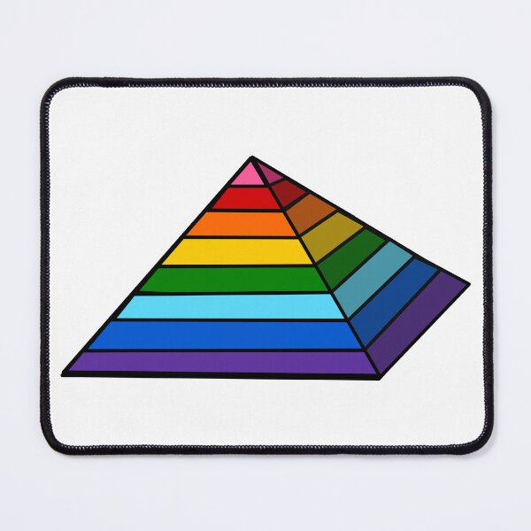 Item preview, Pyramid Rainbow Pride Flag  designed and sold by HarveyHandcraftsandDesigns.