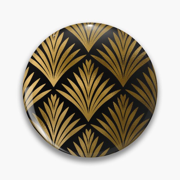 Item preview, Luxurious Black and Golden Color Art Deco Elegant Pattern designed and sold by DEC02.