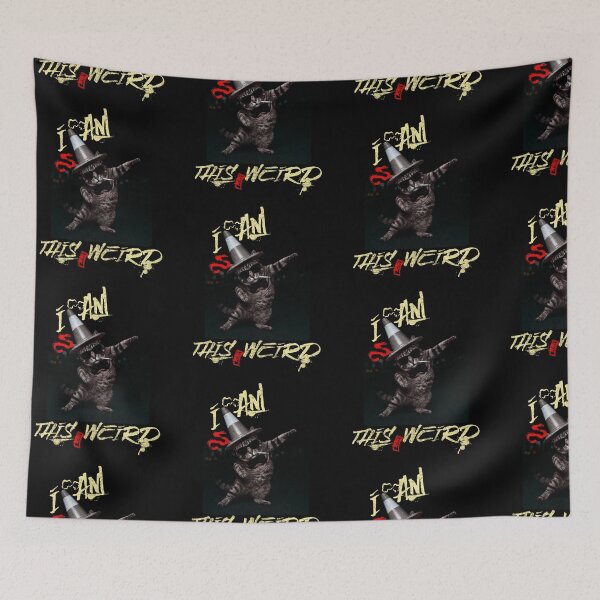 Item preview, Weird Dancing Cat with Traffic Cone designed and sold by Nacho Average Designs.