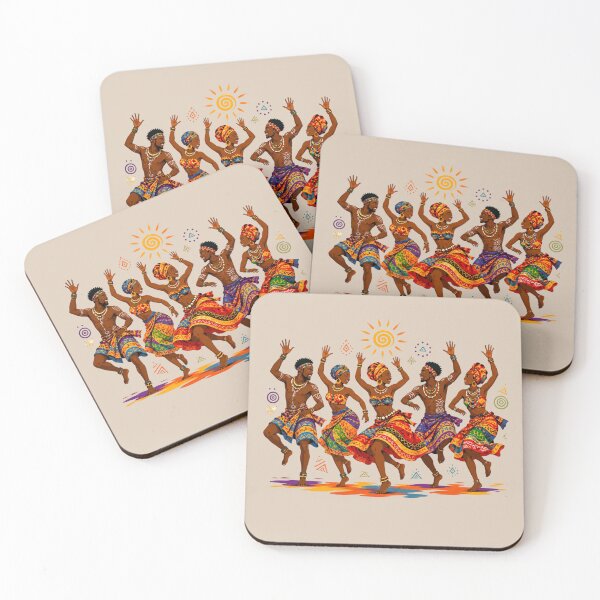 Item preview, Colorful African Dancers Cultural Celebration designed and sold by Myra365Art.