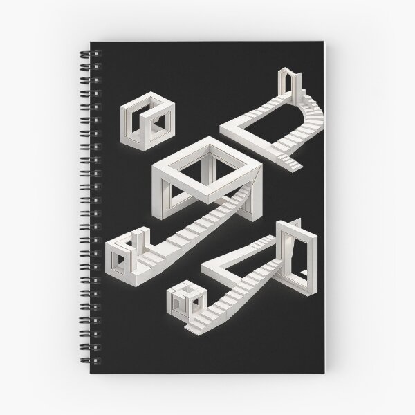 Item preview, Impossible Geometry | Surreal Architectural Illusion Wall Art designed and sold by rigelcreation.
