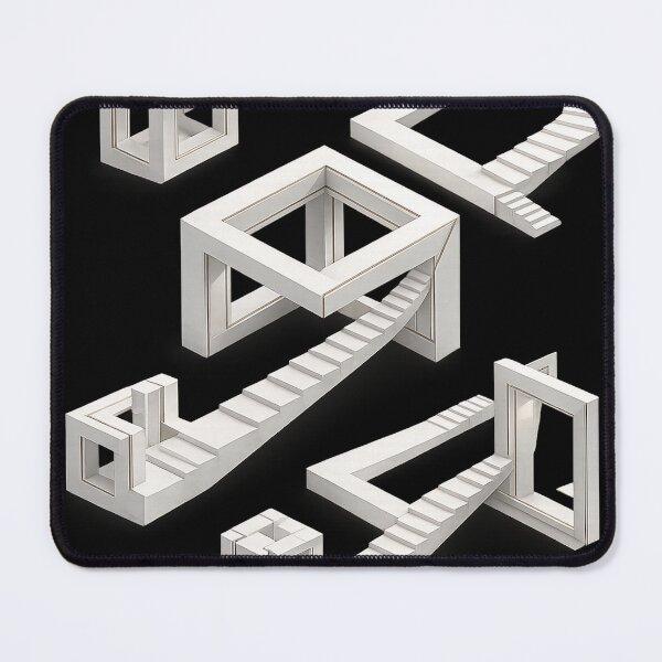Item preview, Impossible Geometry | Surreal Architectural Illusion Wall Art designed and sold by rigelcreation.