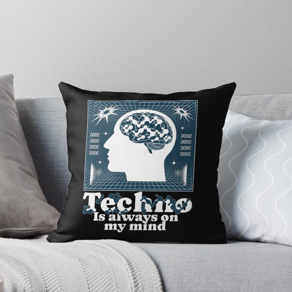Item preview, TECHNO - Always On My Mind (White)  designed and sold by Discothreadz.