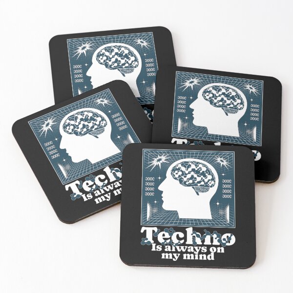 Item preview, TECHNO - Always On My Mind (White)  designed and sold by Discothreadz.