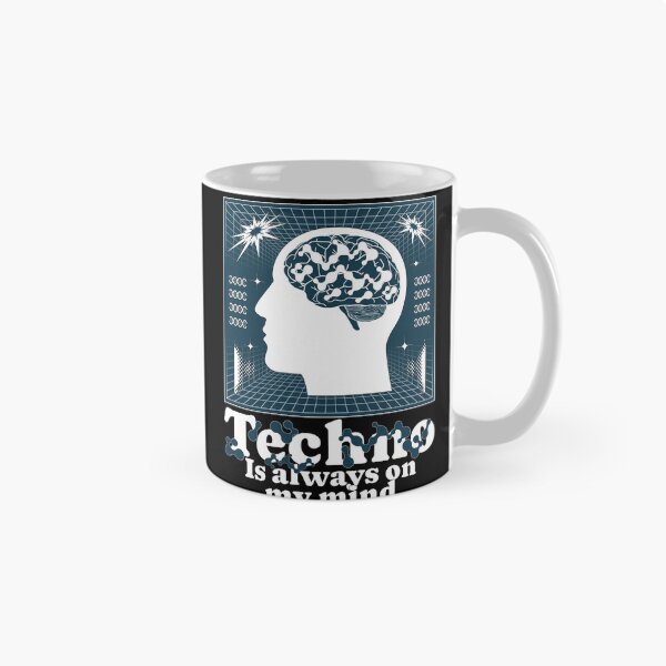 Item preview, TECHNO - Always On My Mind (White)  designed and sold by Discothreadz.