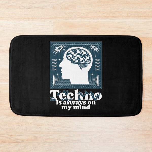 Item preview, TECHNO - Always On My Mind (White)  designed and sold by Discothreadz.
