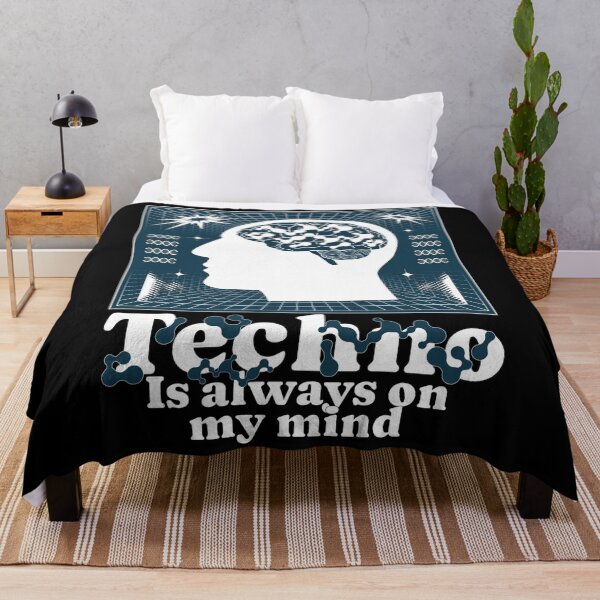 Item preview, TECHNO - Always On My Mind (White) designed and sold by Discothreadz.