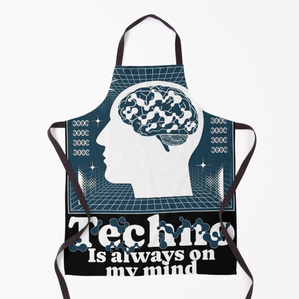 Item preview, TECHNO - Always On My Mind (White) designed and sold by Discothreadz.