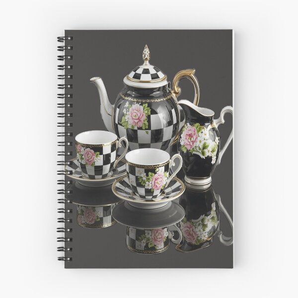 Item preview, Vintage Checkered Rose Porcelain Tea Set designed and sold by Mindful56.