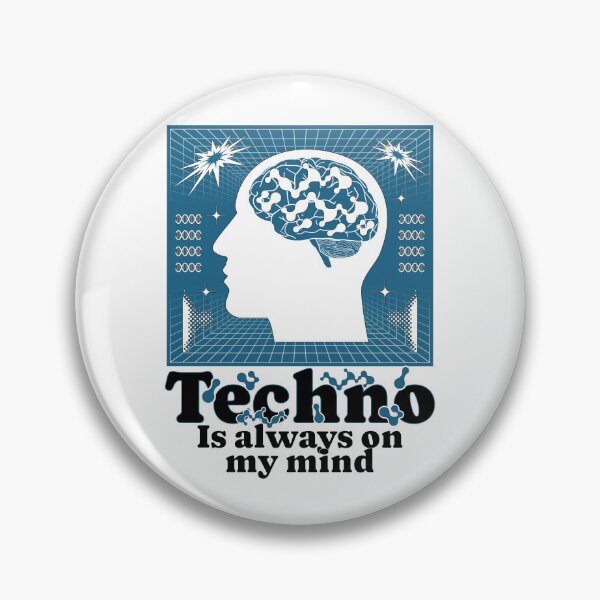 Item preview, TECHNO - Always On My Mind (Black)  designed and sold by Discothreadz.