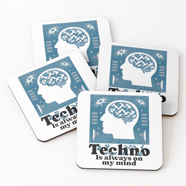 Item preview, TECHNO - Always On My Mind (Black)  designed and sold by Discothreadz.