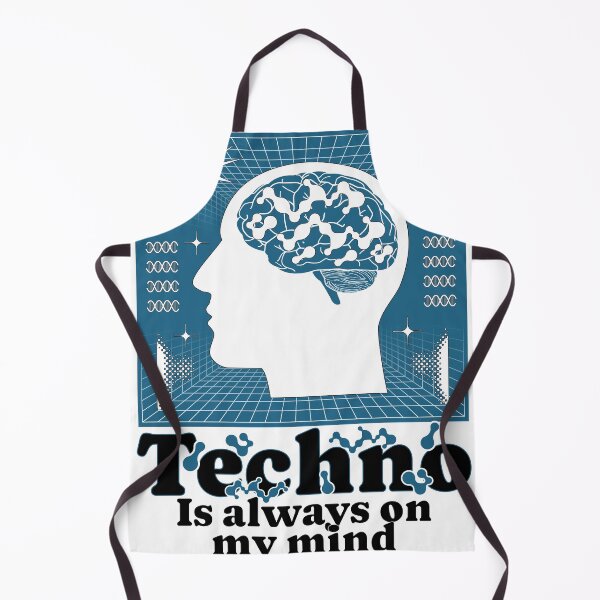 Item preview, TECHNO - Always On My Mind (Black) designed and sold by Discothreadz.