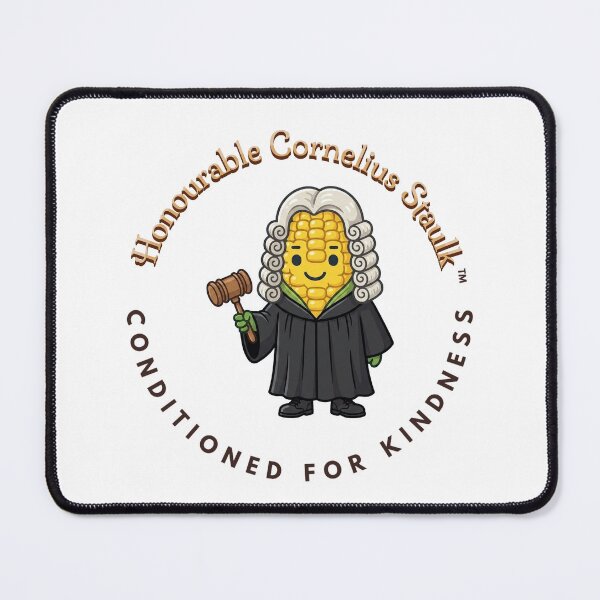 Item preview, The Honourable Cornelius Staulk — Fun Corn Judge Character Art designed and sold by monolithstudio.