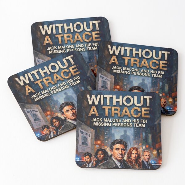 Artikelvorschau, „Without a Trace“ – Retro-Krimi-Tribute-Kunstposter entworfen und verkauft von Art's Diner.