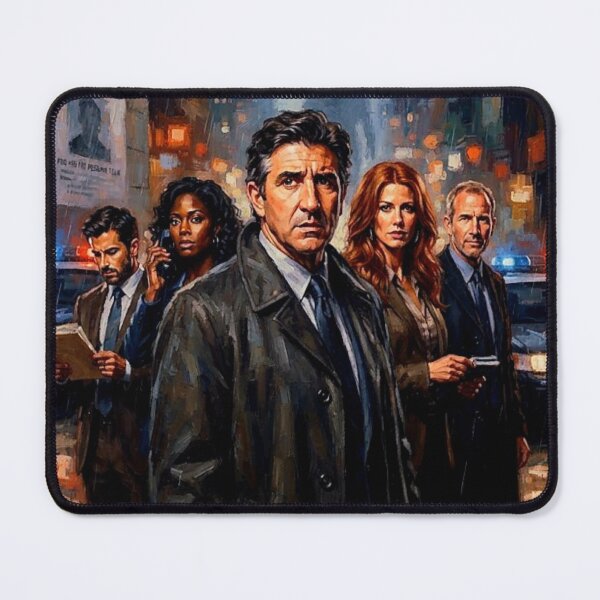 Item preview, Without a Trace Retro Crime Drama Tribute Art Poster designed and sold by Art's Diner.