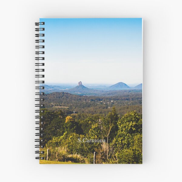 Item preview, Glass House Mountains Queensland Australia Landscape Art designed and sold by AuraInkSC.