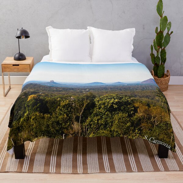 Item preview, Glass House Mountains Queensland Australia Landscape Art designed and sold by AuraInkSC.