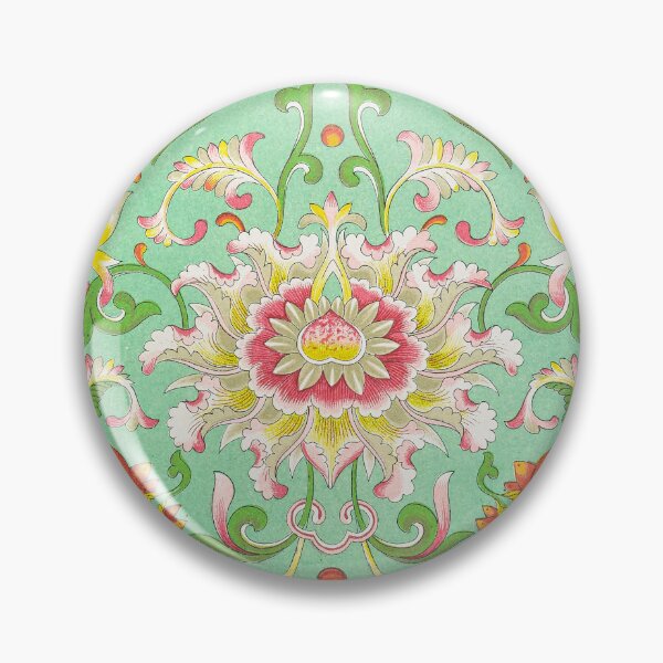 Artikelvorschau, Vintage chinesische Blumenmuster entworfen und verkauft von The Ravens Ballad.