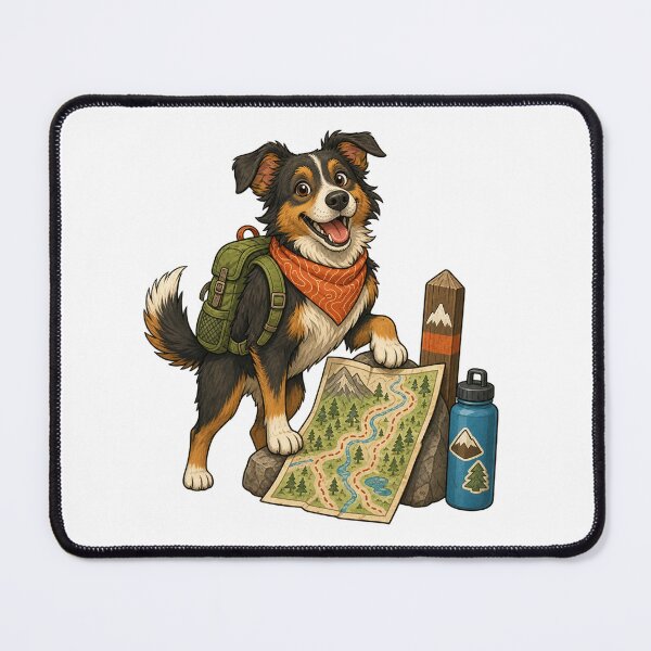 Item preview, Adventure Dog Hiking Cartoon designed and sold by Tatsed.