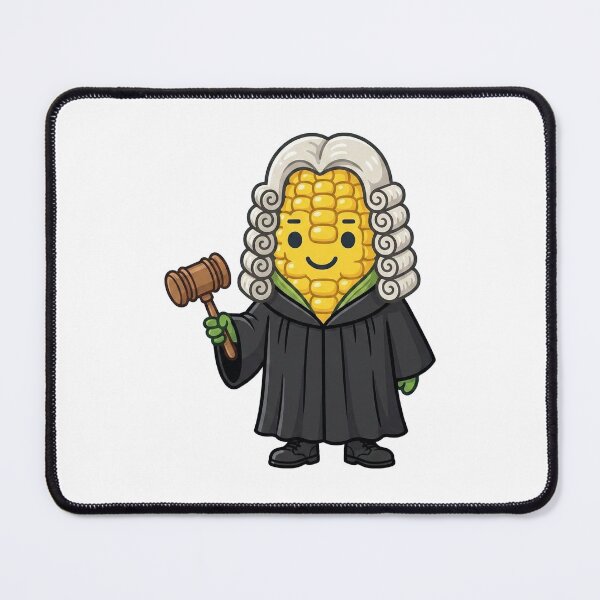 Item preview, Judge Cornelius Staulk — Fun Corn Judge Character Art designed and sold by monolithstudio.