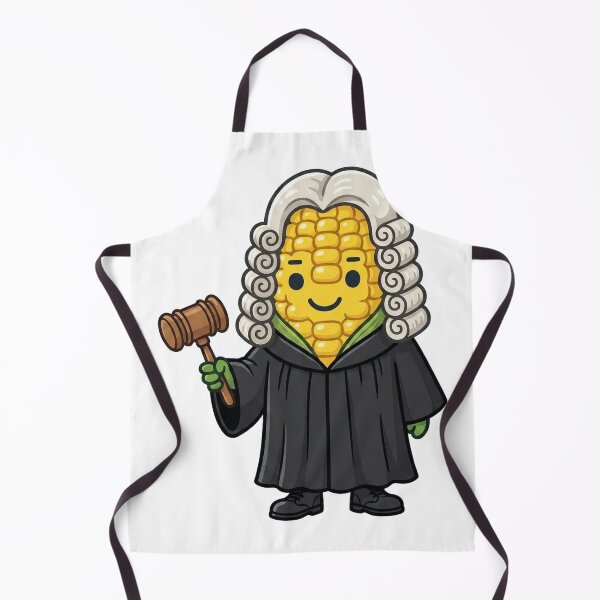 Item preview, Judge Cornelius Staulk — Fun Corn Judge Character Art designed and sold by monolithstudio.