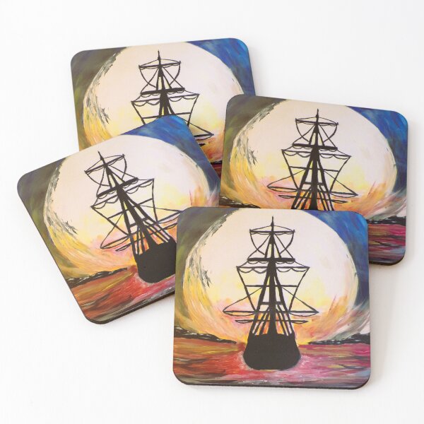 Item preview, Crimson Voyage designed and sold by SquaresArt.