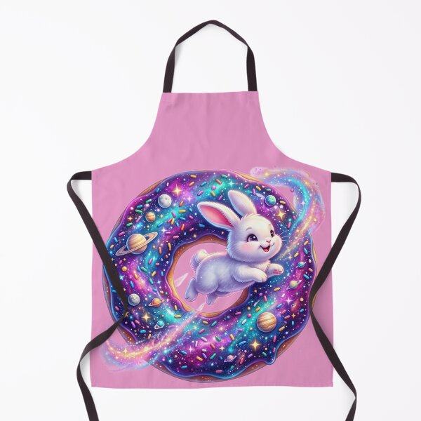 Item preview, Bunny jumping galaxy donut designed and sold by kidoramagic.