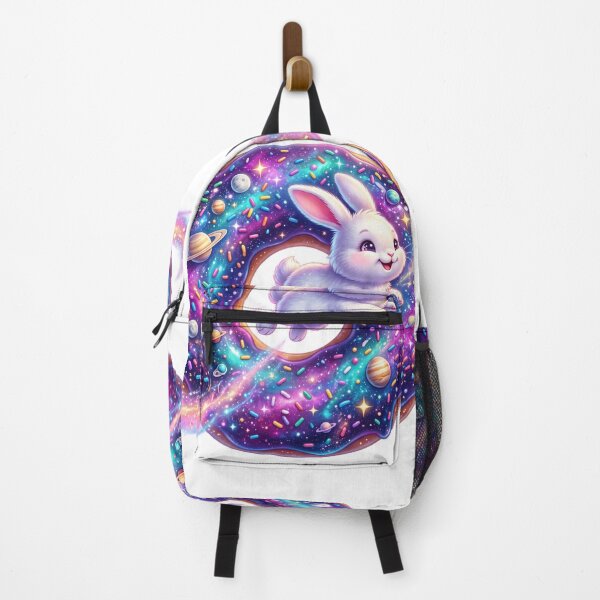 Item preview, Bunny jumping galaxy donut designed and sold by kidoramagic.