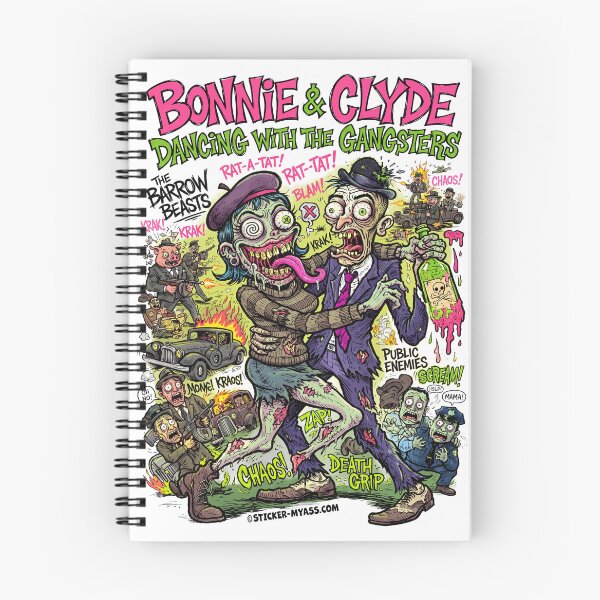Item preview, Dancing with the Gangsters -  Bonnie & Clyde Zombies designed and sold by Sticker My Ass.