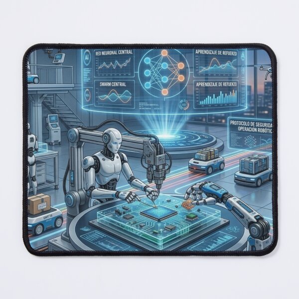 Item preview, Smart Robotics Factory: Total AI Optimization designed and sold by caffeinepixels.