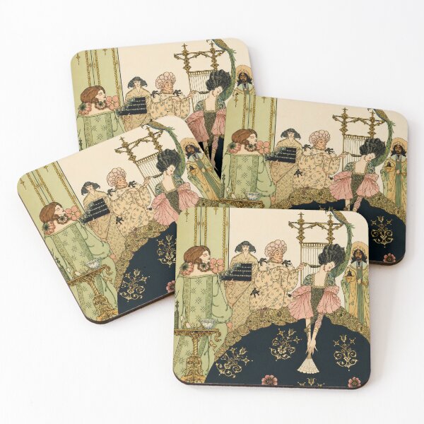 Item preview, Art Nouveau Elegance Illustration for Vintage Decor Collectors designed and sold by RickE.