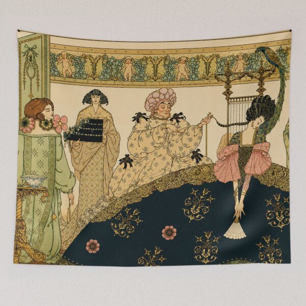 Item preview, Art Nouveau Elegance Illustration for Vintage Decor Collectors designed and sold by RickE.
