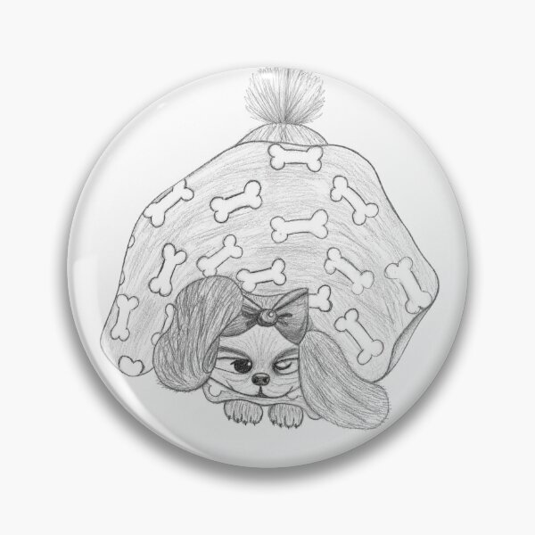 Item preview, Cute Maltese Puppy Ready for a Nap designed and sold by AddyArt123.