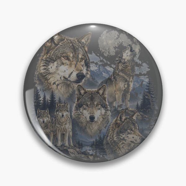 Item preview, Classic Wolf Wild Wilderness Nature designed and sold by BlueLineLAX.