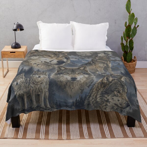 Item preview, Classic Wolf Wild Wilderness Nature designed and sold by BlueLineLAX.