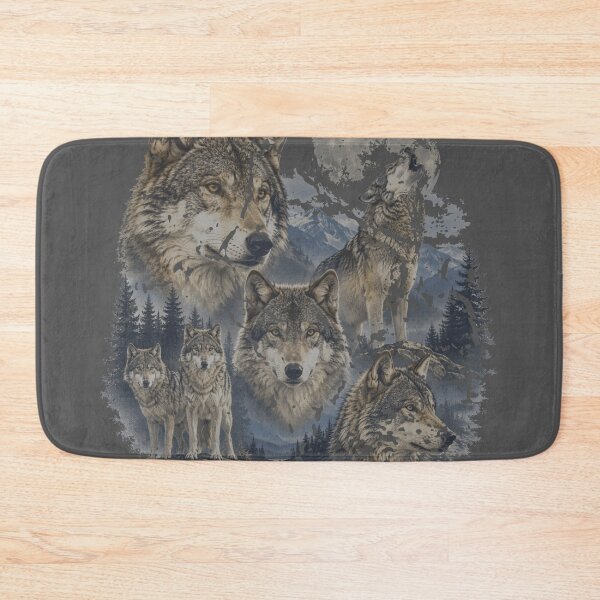 Item preview, Classic Wolf Wild Wilderness Nature designed and sold by BlueLineLAX.