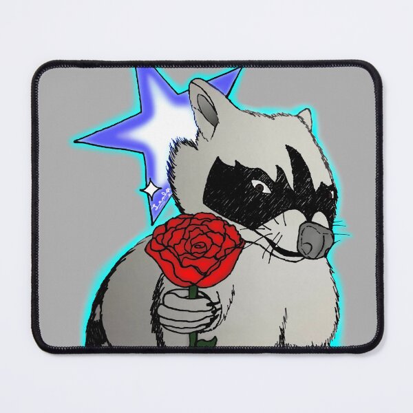 Item preview, Romantic Raccoon with Red Rose! ♡ designed and sold by xSt4rdustxart.