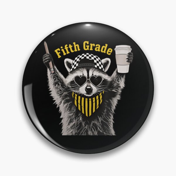 Item preview, Funny Fifth Grade Teacher Feral Raccoon Back to School  designed and sold by gear-posters.