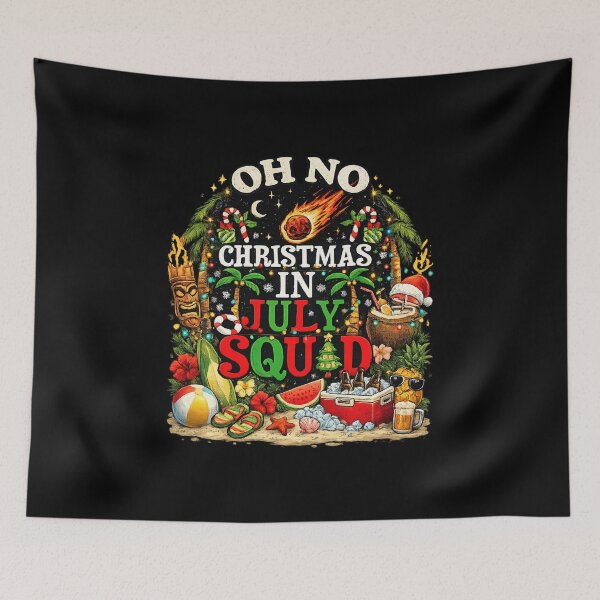 Item preview, Oh No Christmas in July Squad Family Group Matching Beach Summer designed and sold by peachlovey.