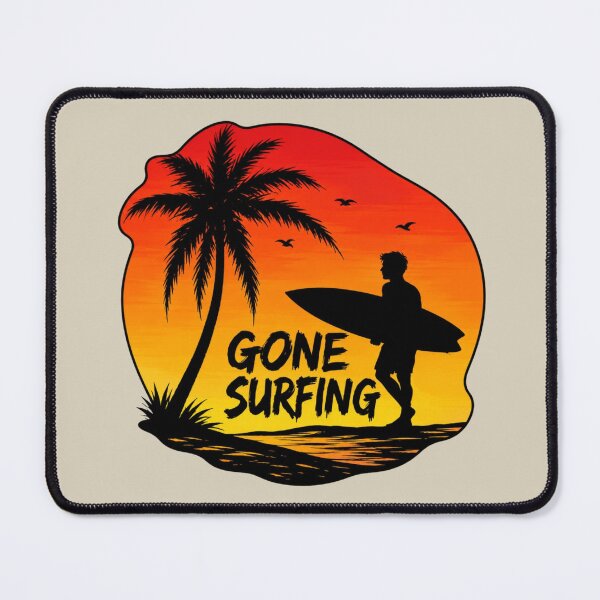 Item preview, Gone Surfing - Tropical Sunset designed and sold by Myra365Art.