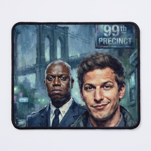 Item preview, Brooklyn Nine-Nine Retro Comedy Police Tribute Art Poster designed and sold by Art's Diner.