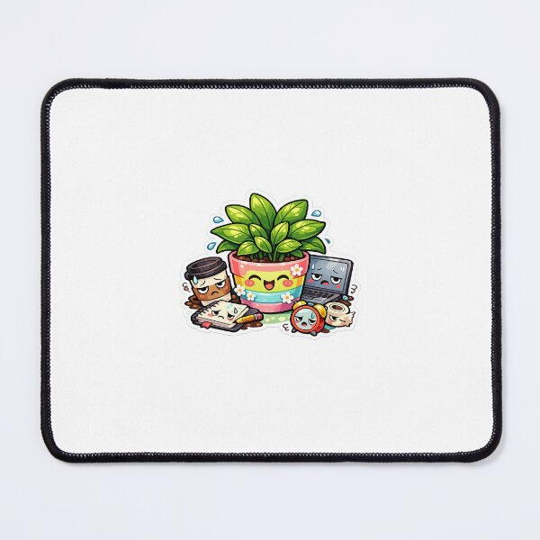 Item preview, Office Plant Sticker Kawaii Desk Aesthetic for Plant Lovers & Office Workers designed and sold by CutePrintCorner.