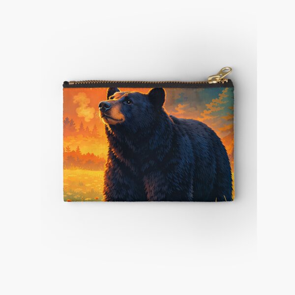 Item preview, American Black Bear Retro Style Digital Animal Art designed and sold by kakarikihill.