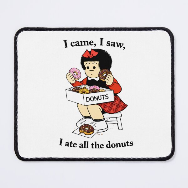 Item preview, Funny Donut Cartoon Meme Girl Design for Food Lovers designed and sold by RickE.