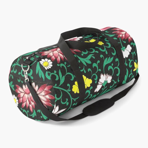 Item preview, Vintage Black and Green Chinoiserie Floral Pattern designed and sold by The Ravens Ballad.