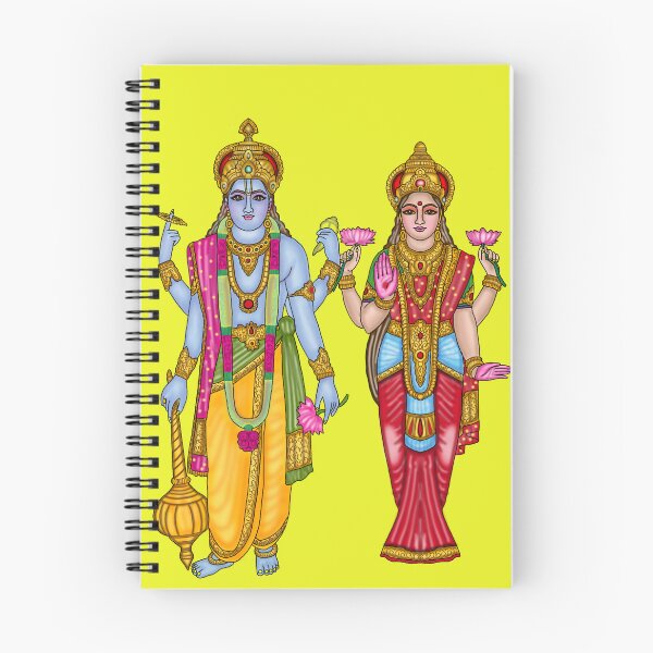 Item preview, Lord Lakshmi Narayan Artwork | Divine Hindu God Digital Painting Illustration designed and sold by Harshit_Digital_Arts.